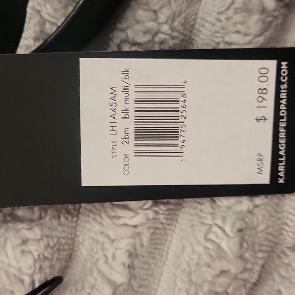 Karl Lagerfeld Black Multi Color Tote - Picture 11 of 16